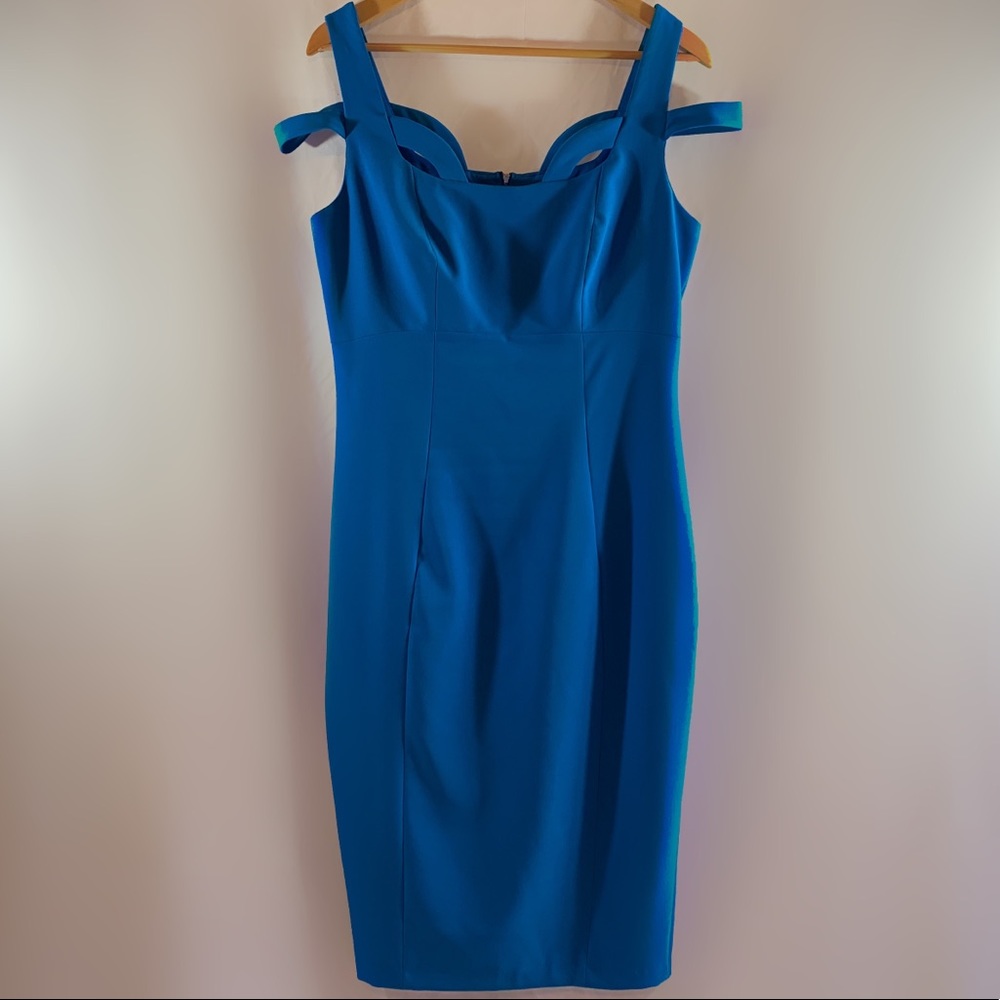 Jax Black Label Blue Midi Dress